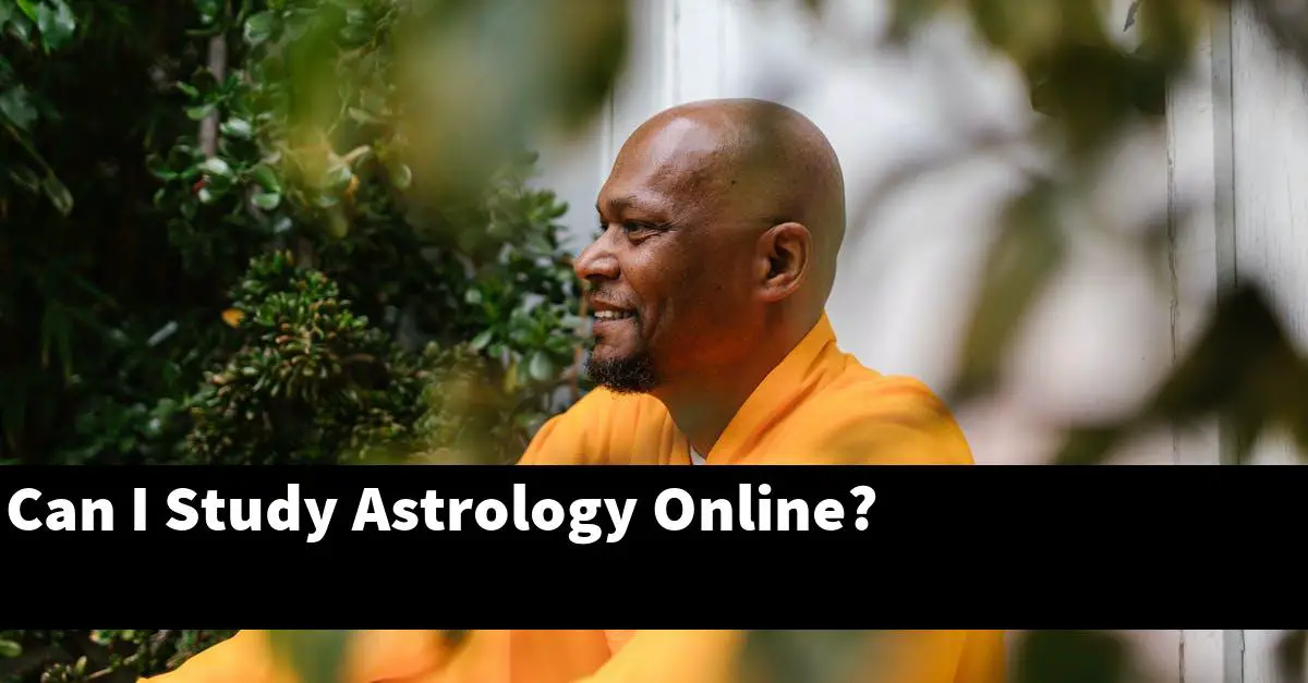Can I Study Astrology Online?