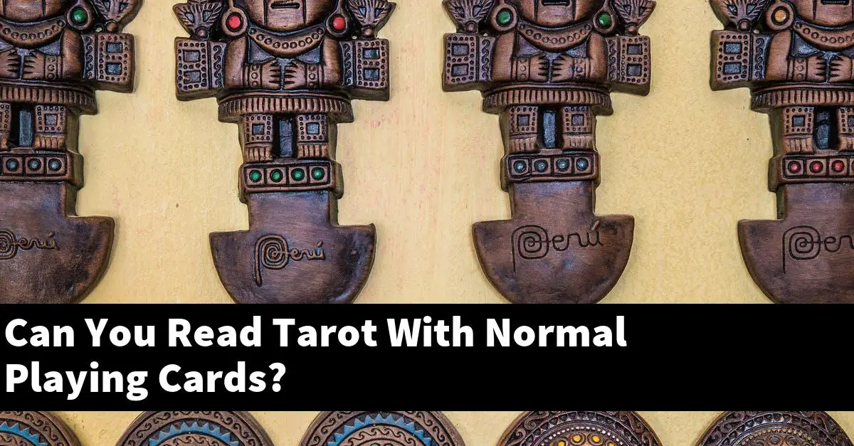 Can You Read Tarot With Normal Playing Cards?