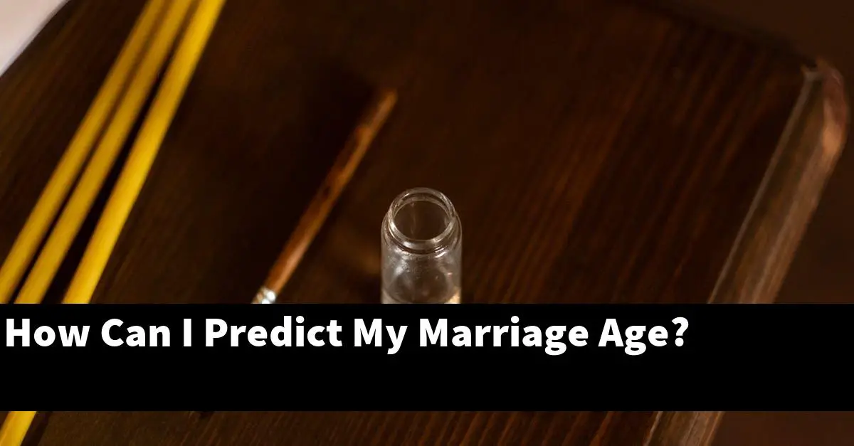 How Can I Predict My Marriage Age?