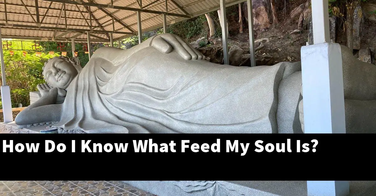 How Do I Know What Feed My Soul Is?