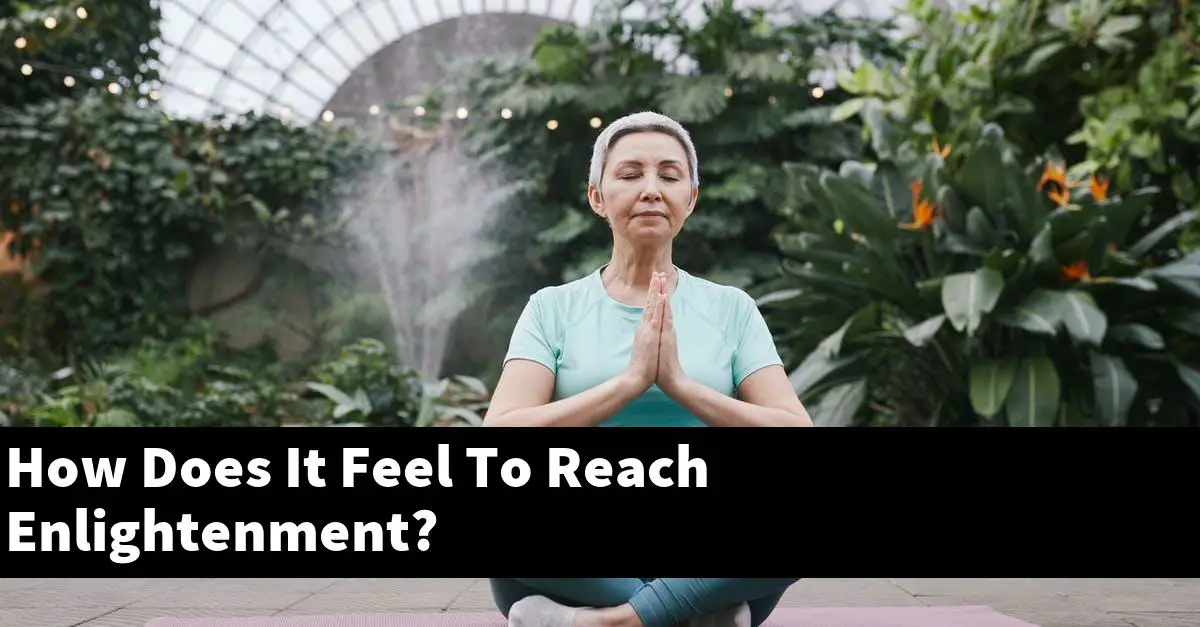 How Does It Feel To Reach Enlightenment?