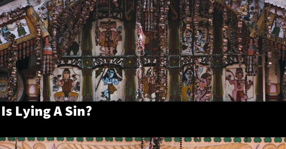 Is Lying A Sin?
