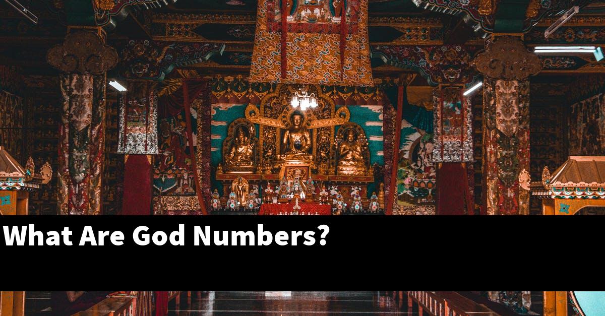 What Are God Numbers?