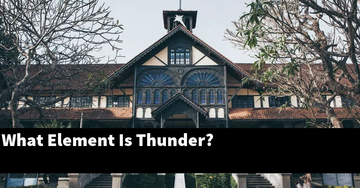 What Element Is Thunder?