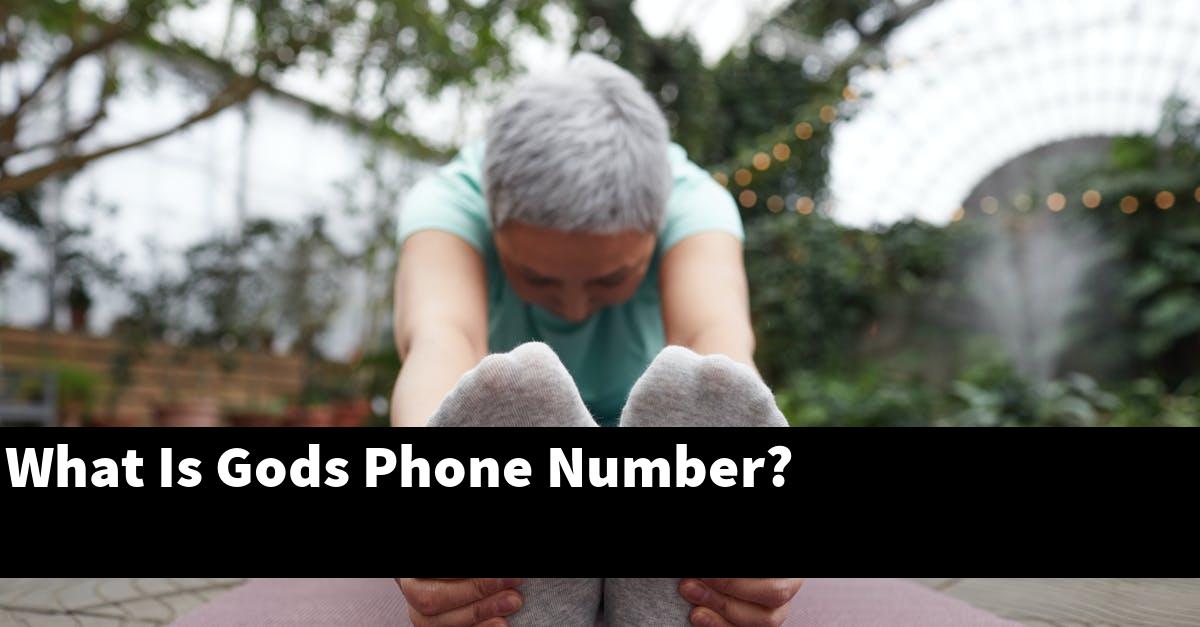 What Is Gods Phone Number?