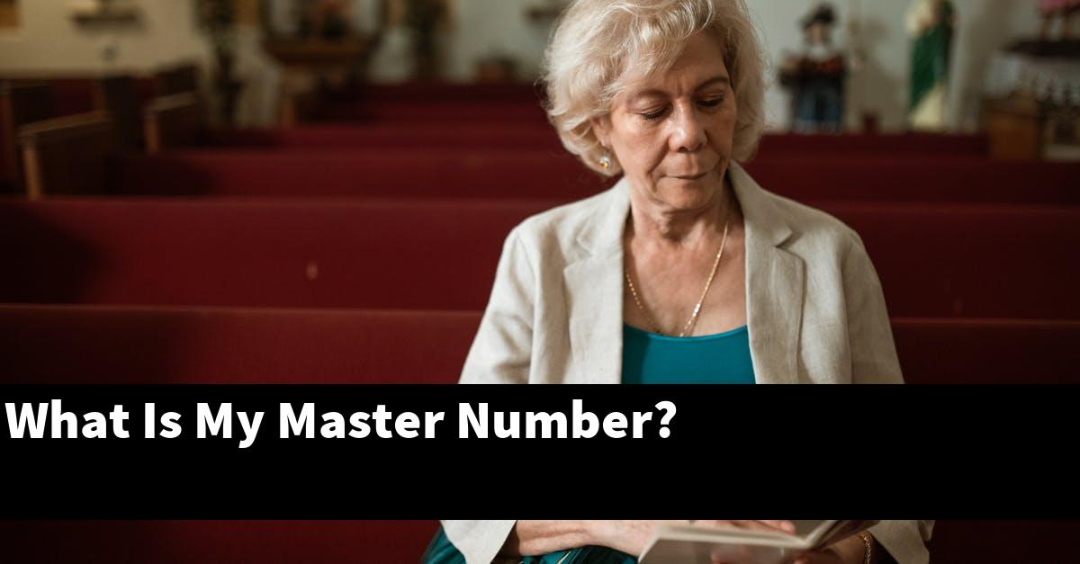 What Is My Master Number?
