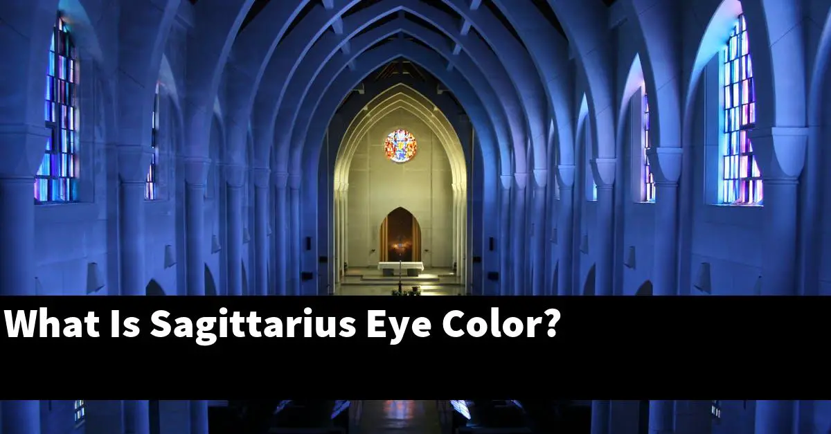 What Is Sagittarius Eye Color?