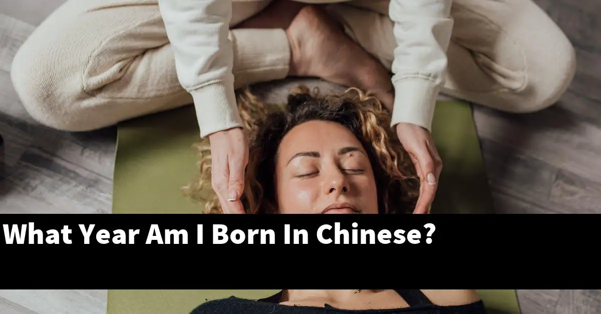 What Year Am I Born In Chinese?